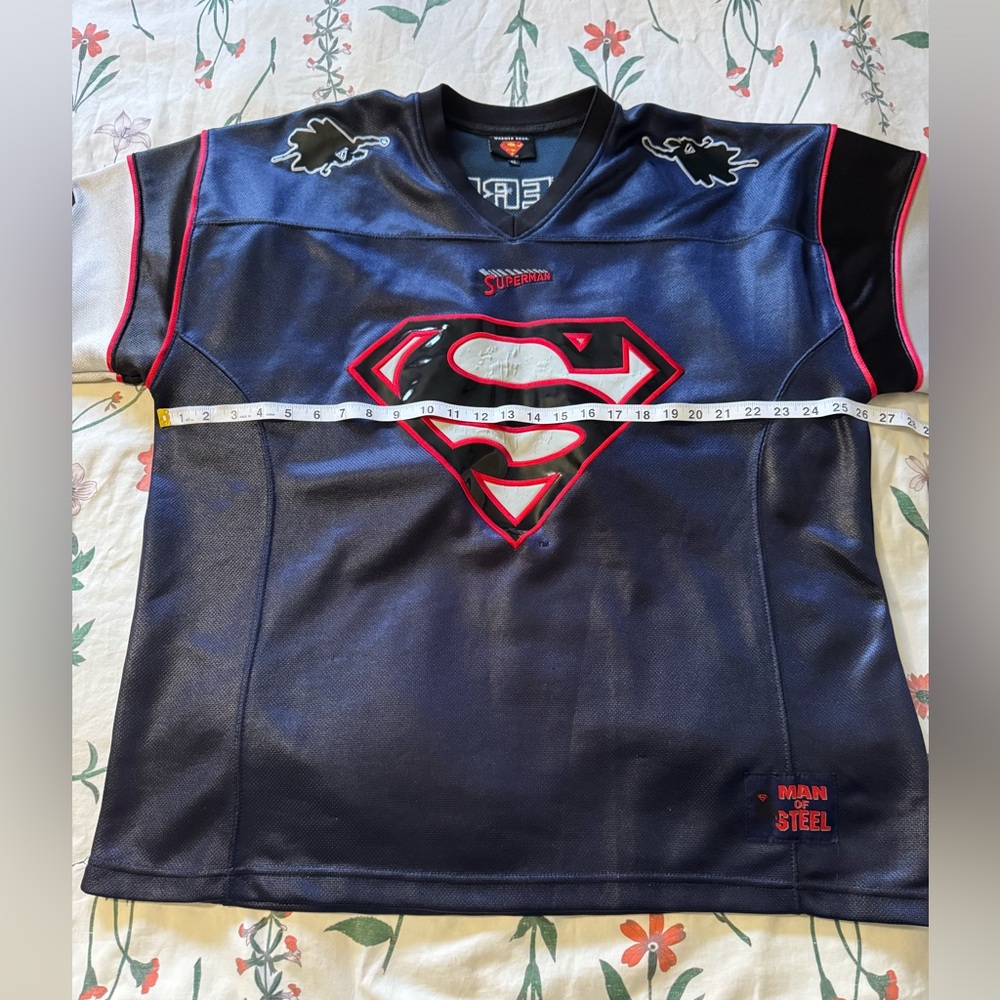 Warner Bros. Superman Black and Navy Jersey - Picture 12 of 13